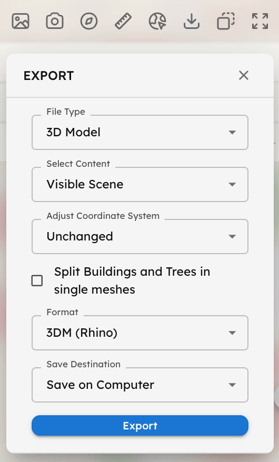 Use the visualizer - Export 1