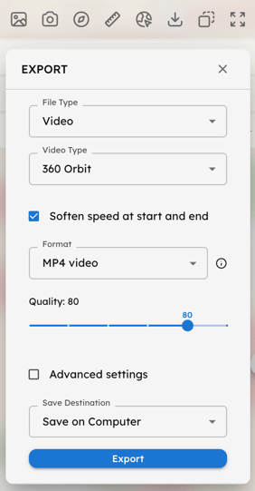 Use the visualizer - Export 2