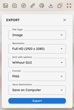 Use the visualizer - Export 3