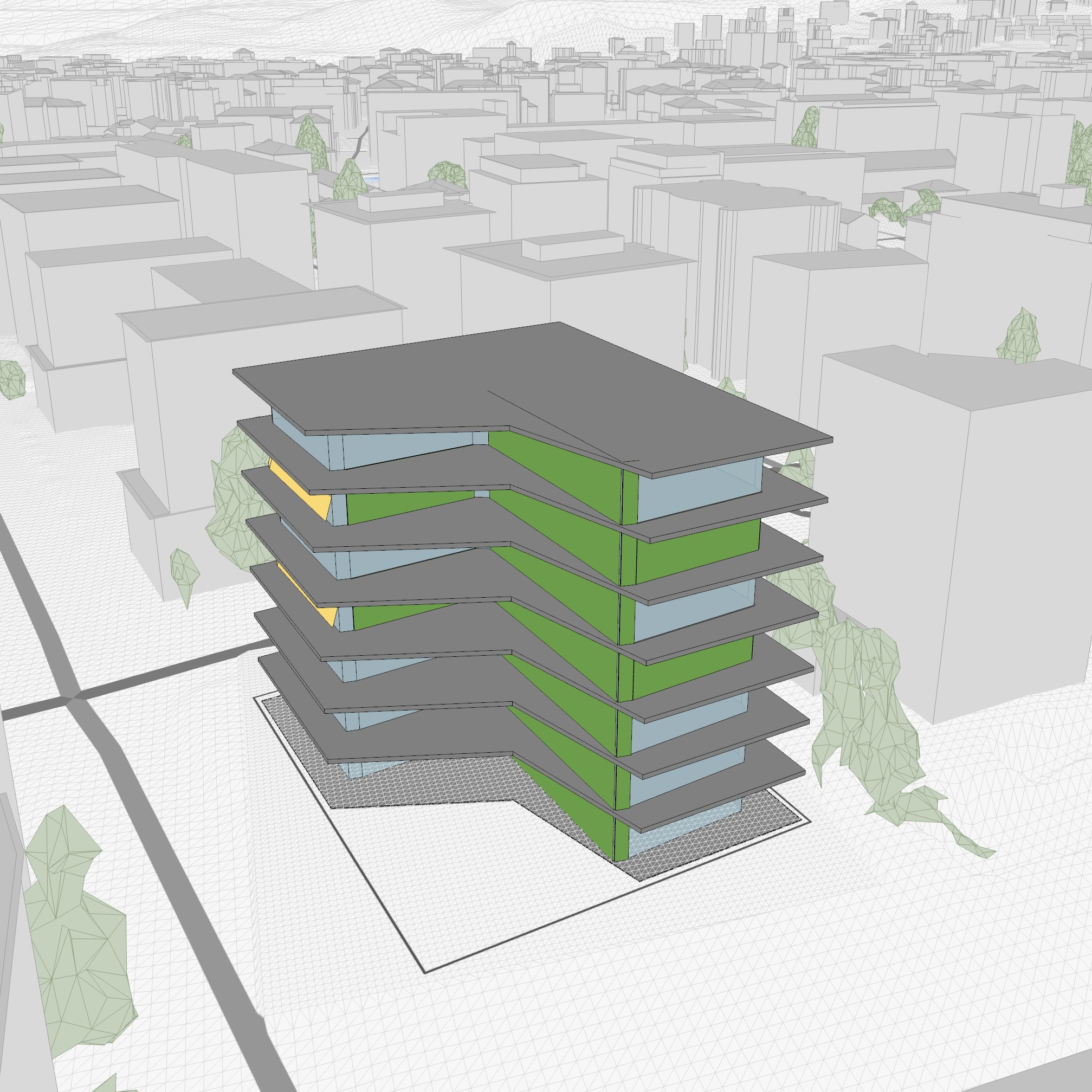 Multiple buildings